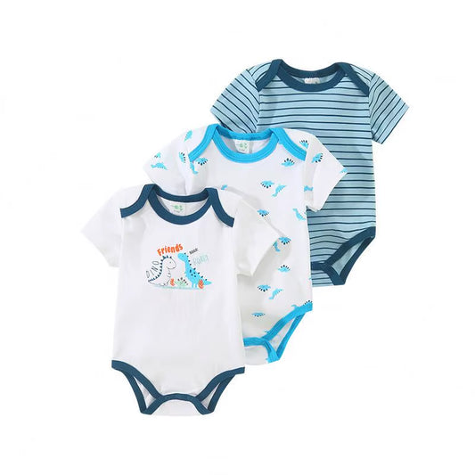Ultra-Soft 100% Cotton Baby in 12 Vibrant Colors: Perfect for Playtime & Sleep Infant Rompers