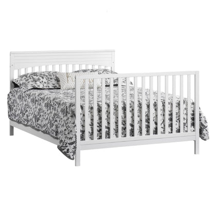 Harper 4-In-1 Convertible Crib, Snow White, GREENGUARD Gold Certified, Wooden Crib