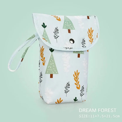Baby Diaper Bag Waterproof Wet Dry Pack Mummy Storage Pouch Nappy Organizer Insert Tote Purse Travel Stroller Carry Bag