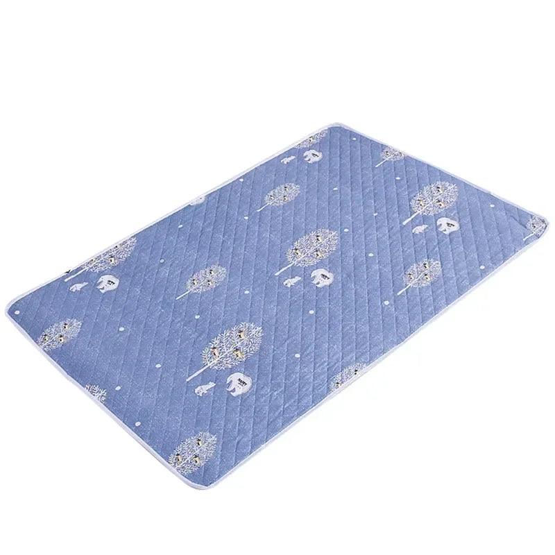 50X70Cm Waterproof Washable Mattress Urine Mat for Baby Toddlers Cute Cartoon Bed Protector Diaper Bedding Urine Pads Cloth