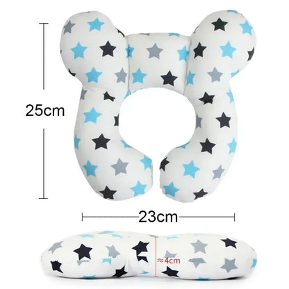 Baby Travel Pillow for Head and Neck, Upgraded Baby Support Pillow, Baby Neck Pillows for Car Seat,Pushchair,Travel
