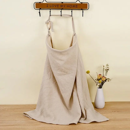 Mother Outing Breastfeeding Cover Cotton Baby Feeding Nursing Covers Adjustable Privacy Breastfeeding Apron Stroller Blanket