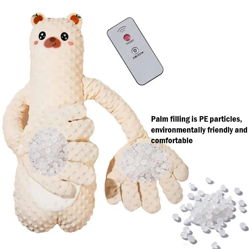Baby Sleeping Patting Doll with Soothing Palm Remote Control Electric Baby Hand Pillow Soothing Palm Patting for Toddler Gift
